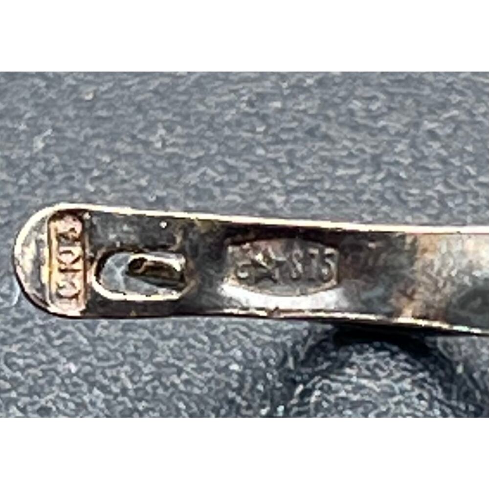 Vintage USSR Gilt 21k Gold Soviet Sterling Silver 875 Rock Crystal‎ Earrings - Picture 6 of 16